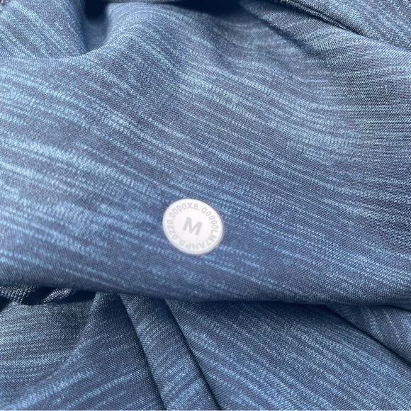 Lululemon T.H.E 7” linerless shorts Size M Heathered Blue - Picture 2 of 9